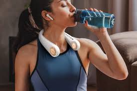 Portable Neck Fan, Rechargeable with 3 cooling speeds