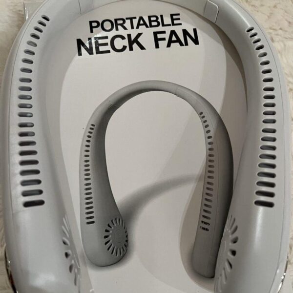 Portable Neck Fan, Rechargeable with 3 cooling speeds